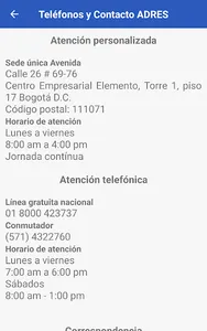 ADRES (Fosyga) Consulta screenshot 3