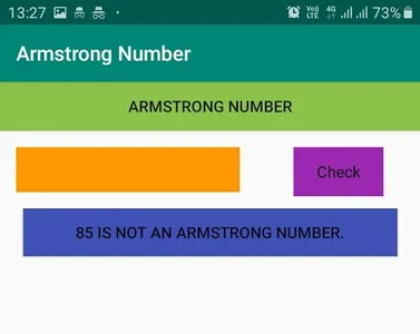 Armstrong Number screenshot 1