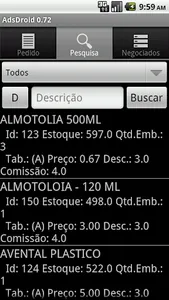 AdsDroid -Força de Venda -Demo screenshot 3