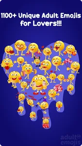 Adult Emoji Sticker Keyboard f screenshot 1