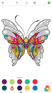 Adult Butterfly Coloring Pages screenshot 15