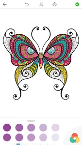 Adult Butterfly Coloring Pages screenshot 5