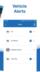 Radar vehicle tracking system screenshot 2