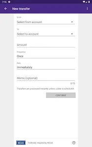 AFFCU Mobile Banking screenshot 9