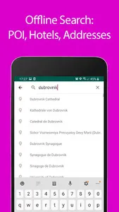 Dubrovnik Offline Map and Trav screenshot 2