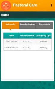 My Pastoral Care screenshot 2