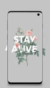 Aesthetic wallpapers with quot screenshot 3