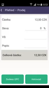 Sodexo e-platba screenshot 1