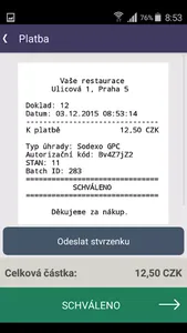 Sodexo e-platba screenshot 3