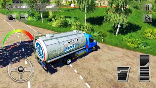 Milk Van Cow Milk Delivery Sim screenshot 12