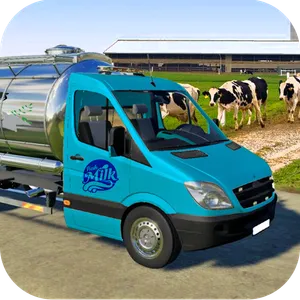 Milk Van Cow Milk Delivery Sim screenshot 7