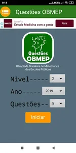 Questões OBMEP screenshot 0