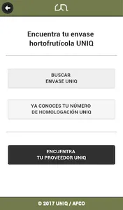 Sello de calidad Agrícola Uniq screenshot 1