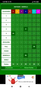 Anotador Generala screenshot 1