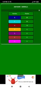 Anotador Generala screenshot 2