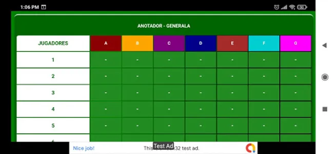 Anotador Generala screenshot 3