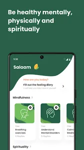 Afiah - Islamic Wellbeing App screenshot 1