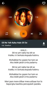 Lirik Lagu India Dhadkan MP3 O screenshot 2
