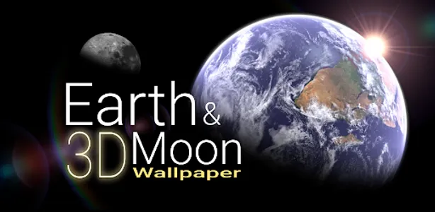 Earth & Moon 3D Live Wallpaper screenshot 0