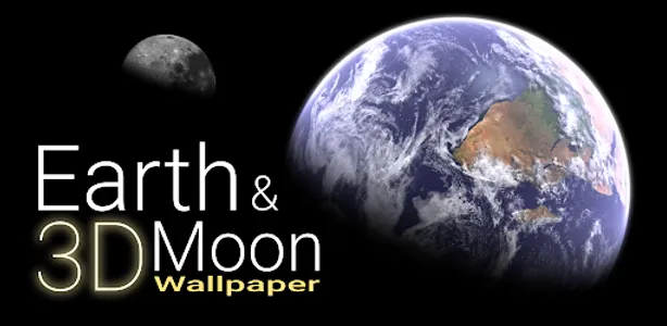 Earth & Moon 3D Live Wallpaper screenshot 1