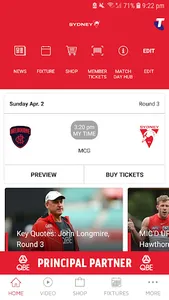 Sydney Swans Official App screenshot 0