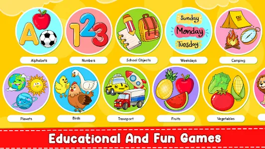 Kids Learning Games & Quiz screenshot 1