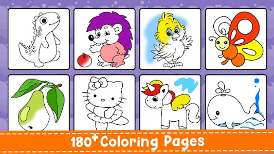 Toddler Coloring Book & Paint screenshot 1