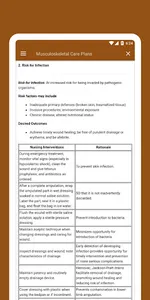 Musculoskeletal Care Plans screenshot 3