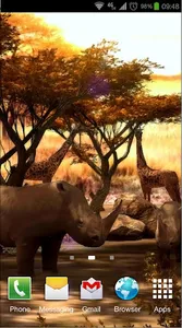 Africa 3D Pro Live Wallpaper screenshot 0