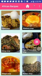 African Food Recipes 2020 screenshot 0