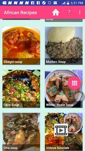 African Food Recipes 2020 screenshot 1