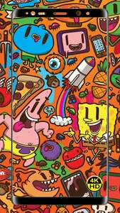 Cartoon Doodle HD Wallpaper 4K screenshot 15