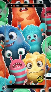 Cartoon Doodle HD Wallpaper 4K screenshot 21