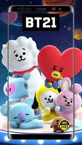 HD Cute BT21 Wallpaper screenshot 2