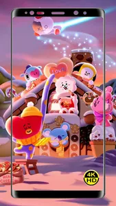 HD Cute BT21 Wallpaper screenshot 3