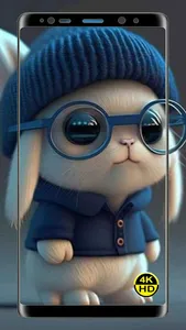 Cute Cartoon HD Wallpaper 4K screenshot 1