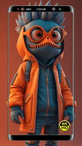 Cute Cartoon HD Wallpaper 4K screenshot 7