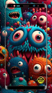Cute Cartoon HD Wallpaper 4K screenshot 9