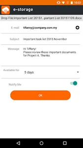 TM e-storage screenshot 5