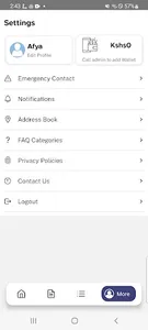 Afya Safe Options screenshot 1