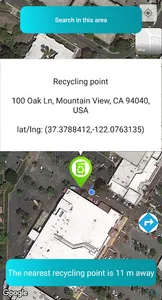 Recycling point screenshot 1