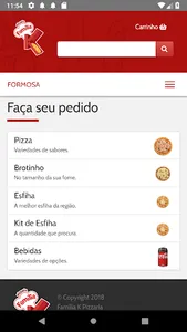 Família K Pizzaria screenshot 1