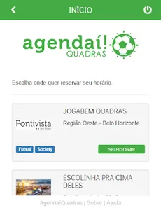 AgendaíQuadras screenshot 2