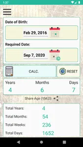 Age On Date Calculator App screenshot 0