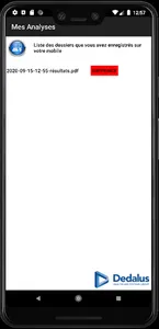 Mes Analyses screenshot 2
