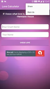 Love Calculator screenshot 1