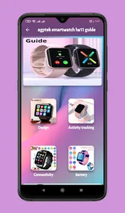 agptek smartwatch lw11 guide screenshot 4