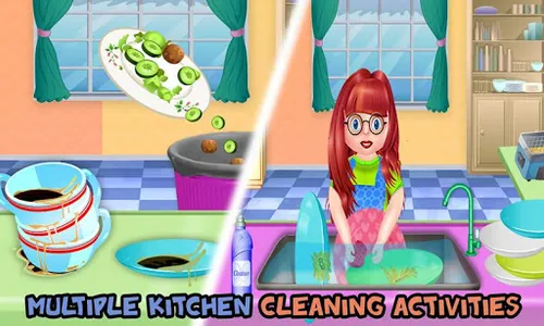 Dish Washing Games Girls Home screenshot 7