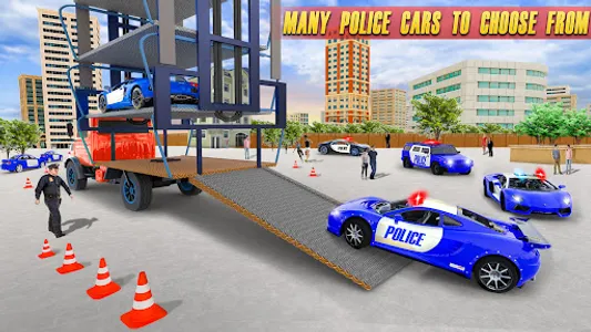 Multi Level Police Car Parking screenshot 10