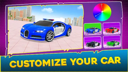 Multi Level Police Car Parking screenshot 13